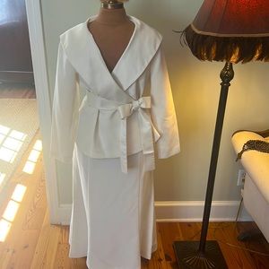 Gorgeous Ivory Evening Suit